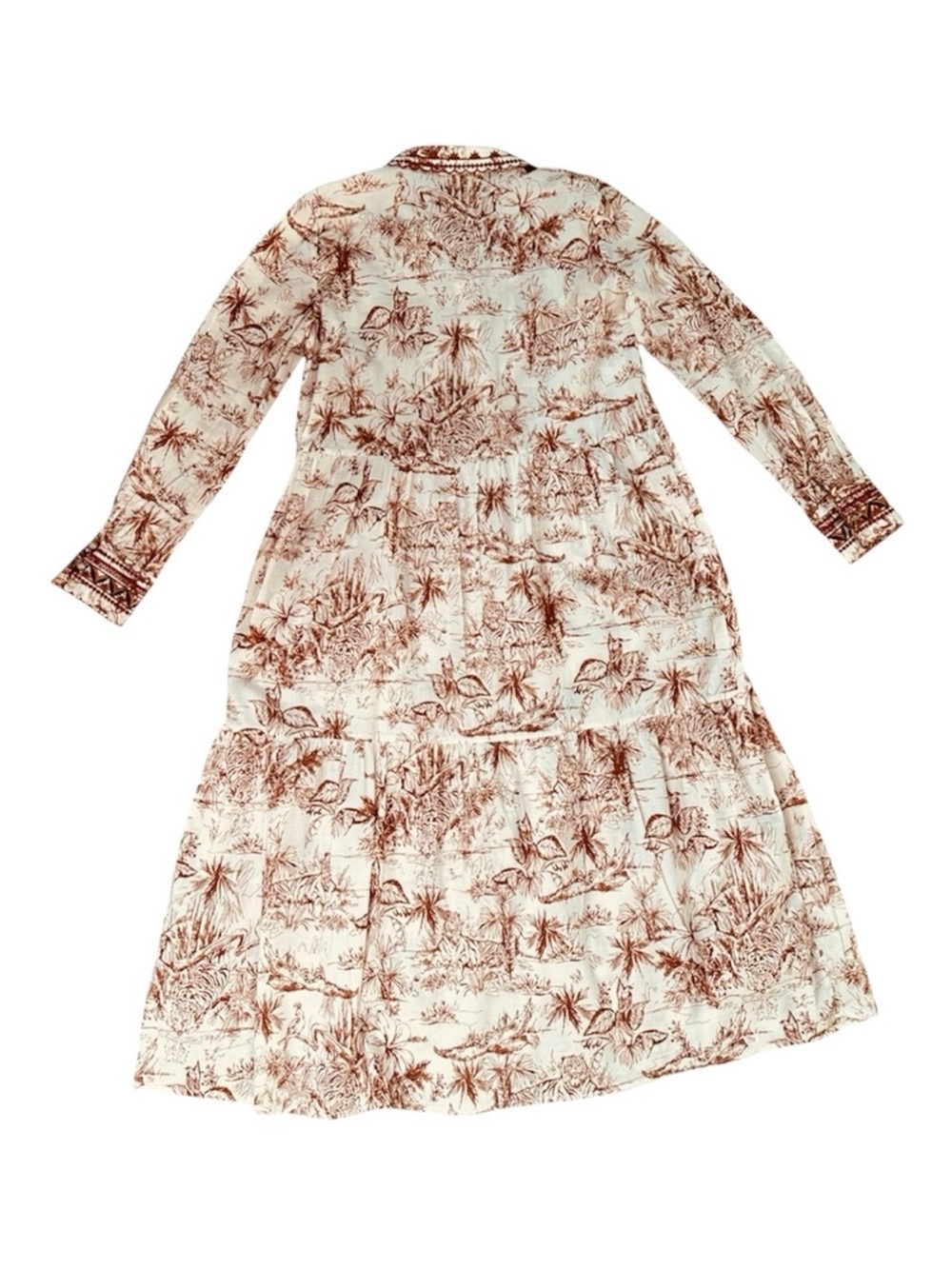 JOHNNY WAS Rho Tiered Midi Dress - Picture 4 of 8